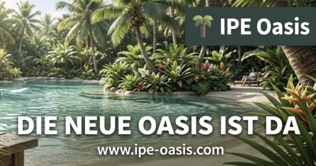Die neue IPE-Oasis ist da: Warum sie dich zuerst beschenkt